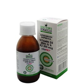 Doctor's Formulas Vitamin D3 2500iu & K2 200mg, 150ml