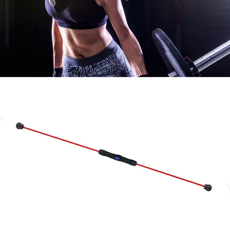 Elastic Fitness Bar Counter Function Muscle Training Ergonomic Handle Fitness