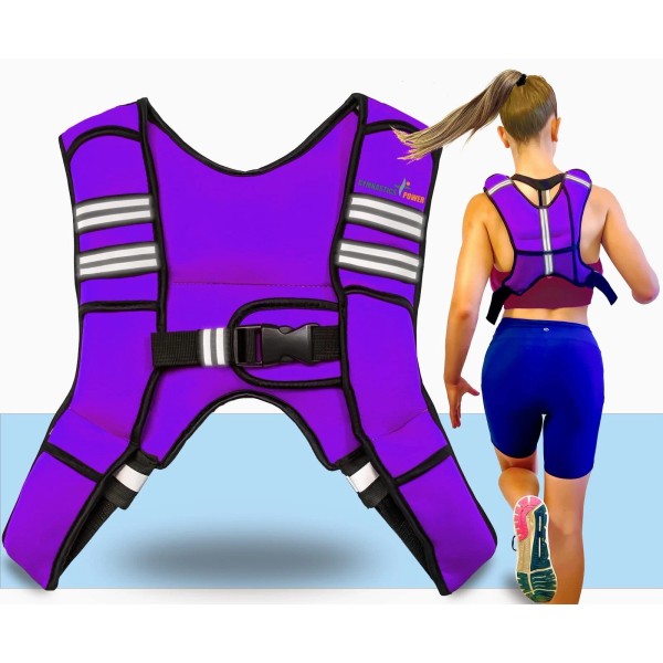 Gymnastics Power Weighted Vest 6lb, 10lb, 12lb, 25lb, 35lb, 45lb,