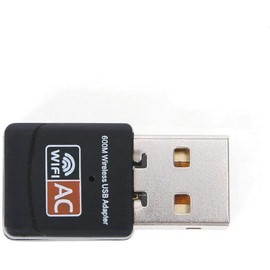 TAVICE USB WiFi Wireless Dongle AC600 LAN Network Adapter 2.4Hz 5GHz Dual Band Wireless USB WiFi Adapter for PC 600Mbps High Speed for Desktop PC, Yotsuba WiFi Dongle Support Windows 7/8/10 and Mac