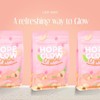 Luna Aura Hope Glow CRYSTAL Peach Glutathione Juice Drink, 10