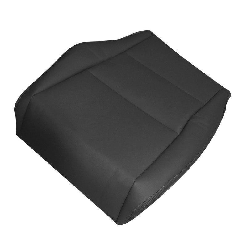 FZJDSD Black Driver Side Bottom Microfiber Leather Seat Cover Compatible