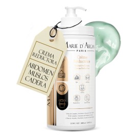 Crema Corporal Reductiva 1000 ml | Crema Corporal con Alcanfor, Alcachofa y Hiedra Europea para Cuidado de la Piel y Reducción de Medidas | Ayuda a Tonificar la Piel | Marie d'Argan