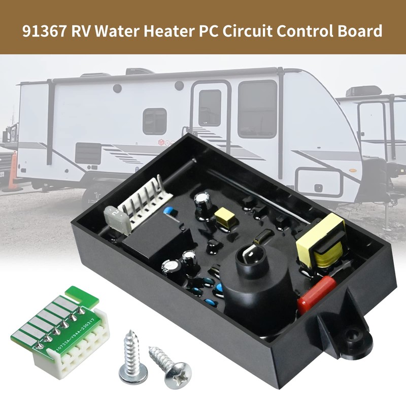 Vanshly 91367 RV Water Heater PC Control Board Replace for