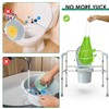 BOOWOO Bedside Commode Liners with Absorbent Pads,100 Disposable Commode Bags