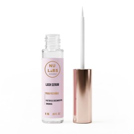 Nu Labs Suero Acondicionador para Pestañas con Biotina, Arginina y Péptidos - Fórmula para Pestañas con Apariencia Más Larga y Fuerte - Cruelty Free, 