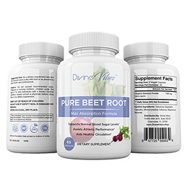 Beet Root Capsules - 1300mg Per Serving - Beet Root Powder Capsules - Beetroot Powder Supports Blood Pressure, Athletic Performance, Digestive, Immune System (Pure, Non-GMO, Gluten Free)