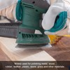 sourcing map Detail Sander Sandpaper, Triangular Sanding Paper, Hook and