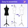 FDW Female Mannequin, 50-63 Inch Height Adjustable Dress Form,Torso Manikin