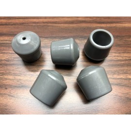 Samsonite (120 Pack) Foot Caps (GREY) Samsonite (3/4") for Plastic Folding Chairs