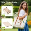 Aboofx Mini Flower Press Kit, 2.5"x4" Wooden Pocket Small Flowers