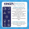KINGFA Pack of 100 Disposable Nitrile Gloves Dust Free (100,