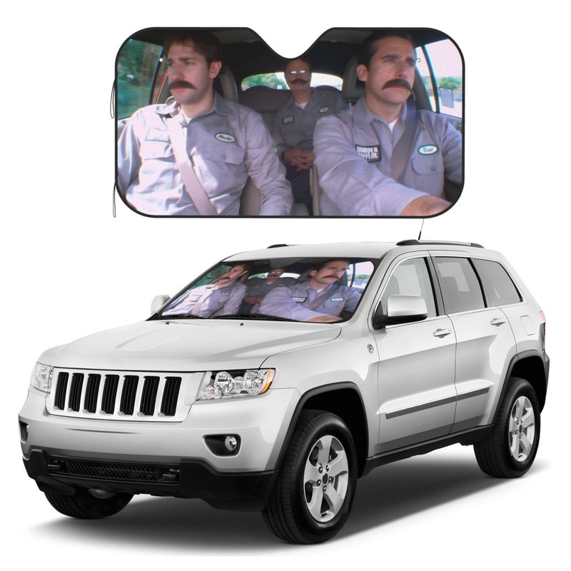 Funny Windshield Sun Shade Foldable Sunshade for Car Windshield Covers