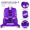 GEAMSAM Clear Backpack Heavy Duty Large Transparent Backpack with Reinforced