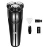 Electric Beard Trimmer 3 Heads Waterproof Powerful Low Noise Portable