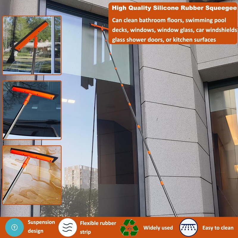 20+ Feet High Reach Duster Kit with 3-14 ft Extension