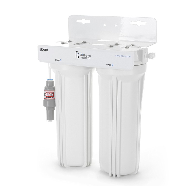 U200 Premium Drinking Water Filtration System 2 Stage w/Designer Faucet