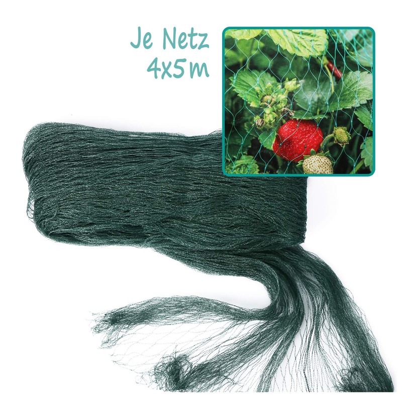 com-four® 2 x Protective Net for the Garden, Protective Cover
