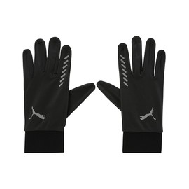 Puma 042004 Training Running Gloves, PR Winter Gloves, 24 Autumn/Winter Colors, Black (01) S, 24 Fall/Winter Color Puma Black (01)