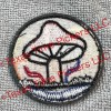 Unbranded VTG Style Magic Mushroom Embroidered Iron On Patch Hippie