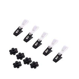 DongAi Garden Flag Rubber Stopper and Adjustable Windproof Garden Flag Clip. Advanced Lawn Flag Stopper and Yard Flag Clip, Pack of 10