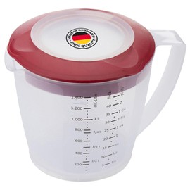 Westmark mixing cup with a splash guard, lid and spout, plastic, filling volume: 1.4 Litre Helena