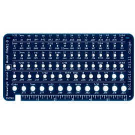 Holistic Drill Bit Gauge - 3 Drill Bit Gauges in One