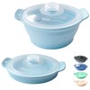 42oz Silicone Microwave Steamer For Cooking, Collapsible Food Steamer For
