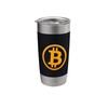 Crypto Minimalist Blockchain Design Stainless Steel Insulated Tumbler