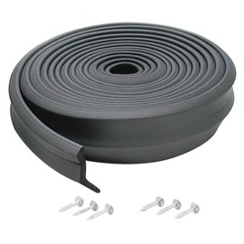 M-D Building Products 03723 9 ft. Black Rubber Garage Door Bottom Seal
