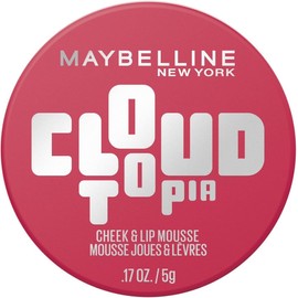 Maybelline Cloudtopia Blush para mejillas y labios,14H, tono rojo etéreo