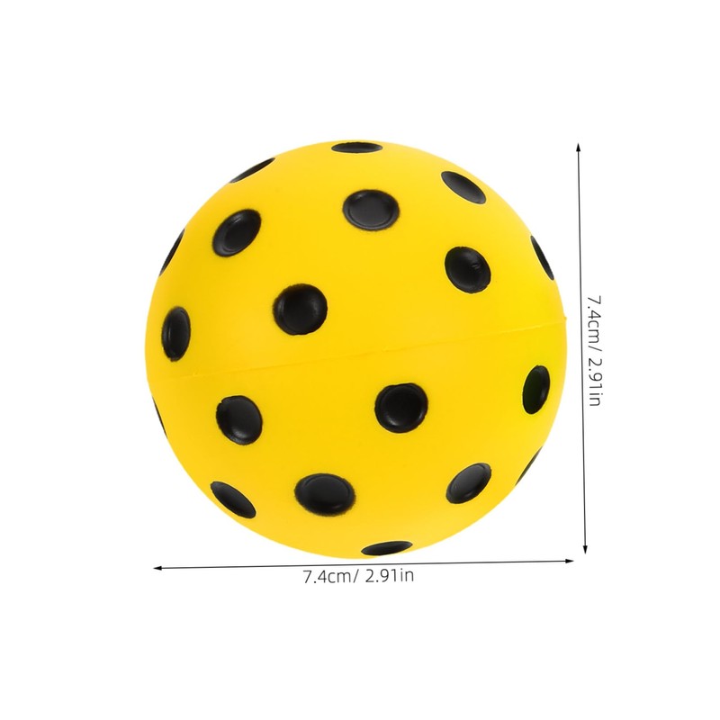 Kisangel 2pcs Quiet PU Foam Balls Silent Stress Management Balls
