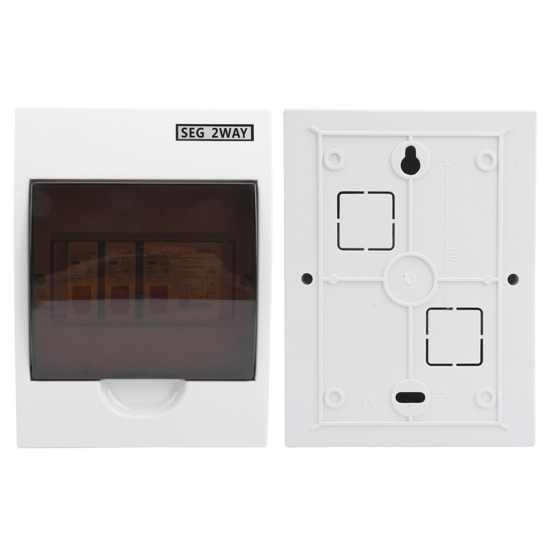 Fuse Box 2 Way 40A 30mA RCD + 2 MCB