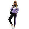 Women 2 Pieces Sweatsuits Zip Up Track Suit Matching Set