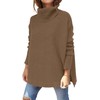 vbcdwa Womens Knitwear Turtleneck Batwing Jumper Pullover Casual Long Sleeve