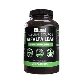 Pure Original Ingredients Alfalfa Leaf (365 Capsules) No Magnesium Or Rice Fillers, Always Pure, Lab Verified
