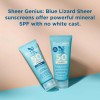 Blue Lizard Sheer Mineral SPF 50 Sunscreen Lotion, Zinc Oxide,