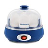 Elite Gourmet EGC322CBL Easy Egg Cooker Electric 7-Egg Capacity, Soft,