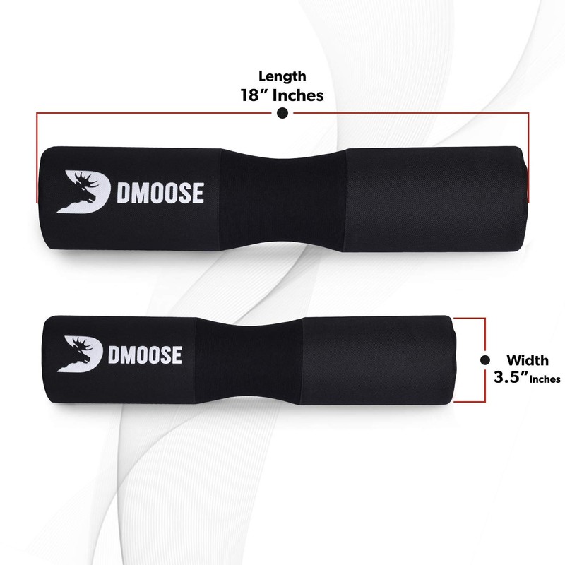 DMoose Barbell Squat Pad for Hip Thrust, Squats & Lunges