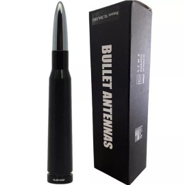 VMS Black and Chrome Bullet Antenna For Ford F150 F250 F350