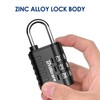 Brillirare 8 Pack Combination Lock, 3-digit Waterproof Keyless Padlock, Zinc