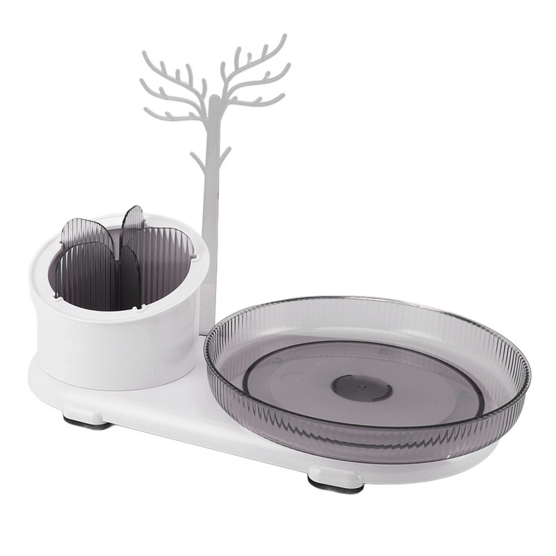 Makeup Organizer 360 Degree Rotating Makeup Brush Organizer Jewelry Display