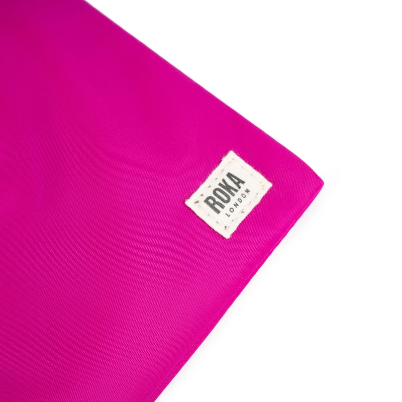 Roka London Chelsea Sling Pocket Bag Nylon Extra Small, Candy,