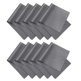 K&F Concept Camera Cleaning Cloth, Pack of 10, 5.9 x 7.1 inches (15 x 18 cm), Individual Vacuum Pack, Camera Cleaning Kit, Microfiber, Water Washing, Glasses Wipe, Sensor, Cleaning Stick, Maintenance