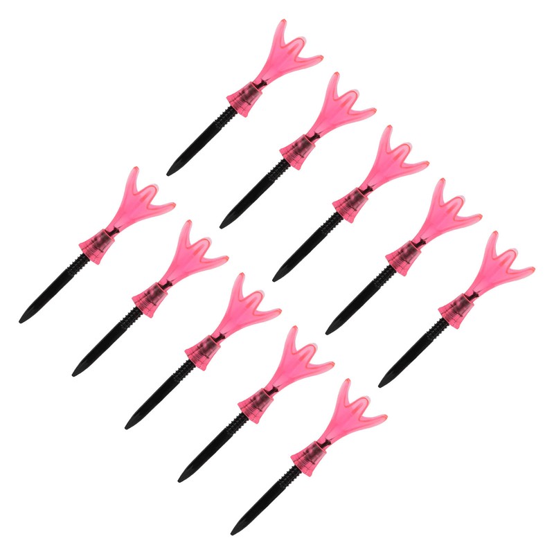 10pcs Plastic Golf Tee Ball Holder Adjustable Height Stable Practice