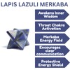 Prajet Crystal Lapis Lazuli Merkaba 1 Inch Star Natural Polished