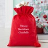 Personalization Universe Write Your Own Embroidered Red Santa Sack