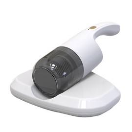 Bed Vacuum Cleaner Machine 350W Strong Suction Efficient Cordless Handheld Mattress Vacuum Cleaner for Bed Sheet Pillow Couch White