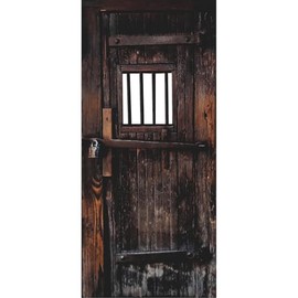 SS11131 Old West Western Jail Cell Prison Stand in Cardboard Cutout Standee Standup