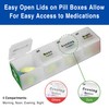 MedCenter 31-Day Monthly Pill Organizer System with Talking Reminder Clock,